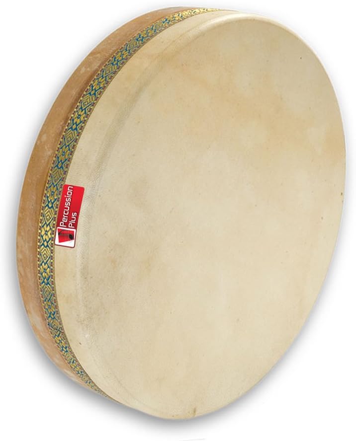 FUZEAU - 70624 - Ocean drum - Ocean drum with natural skin 20 cm - Imitates the sound of the sea - Relaxation - Music therapy - Nature atmosphere - From 5 years old