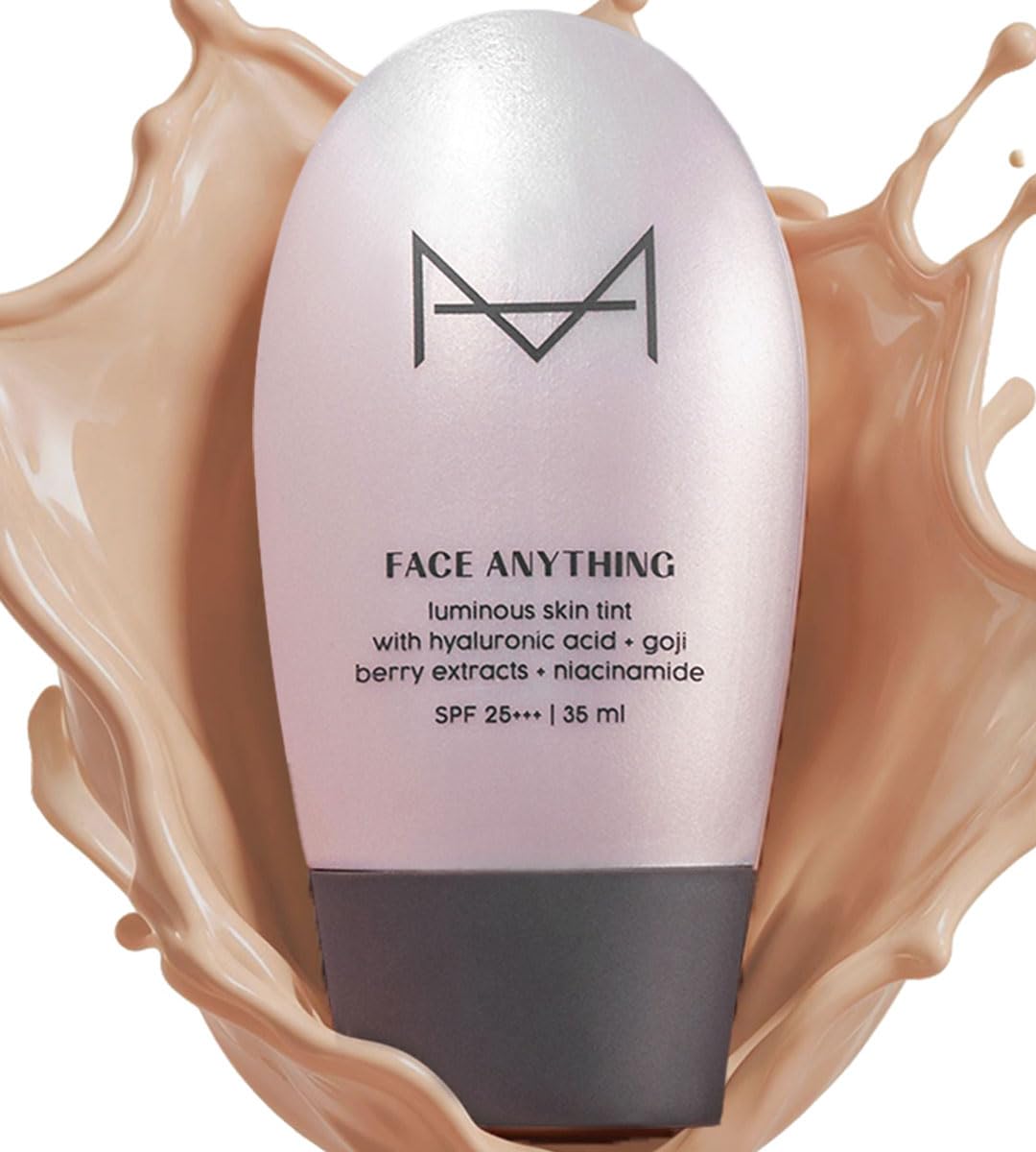house of makeup tinted moisturizer | face skin tint foundation with hyaluronic acid, niacinamide | bb cream for women & all skin type | glowy, dewy, glass look makeup for women | cc cream for oily skin | spf 25 | 35 ml (m10-medium tone)