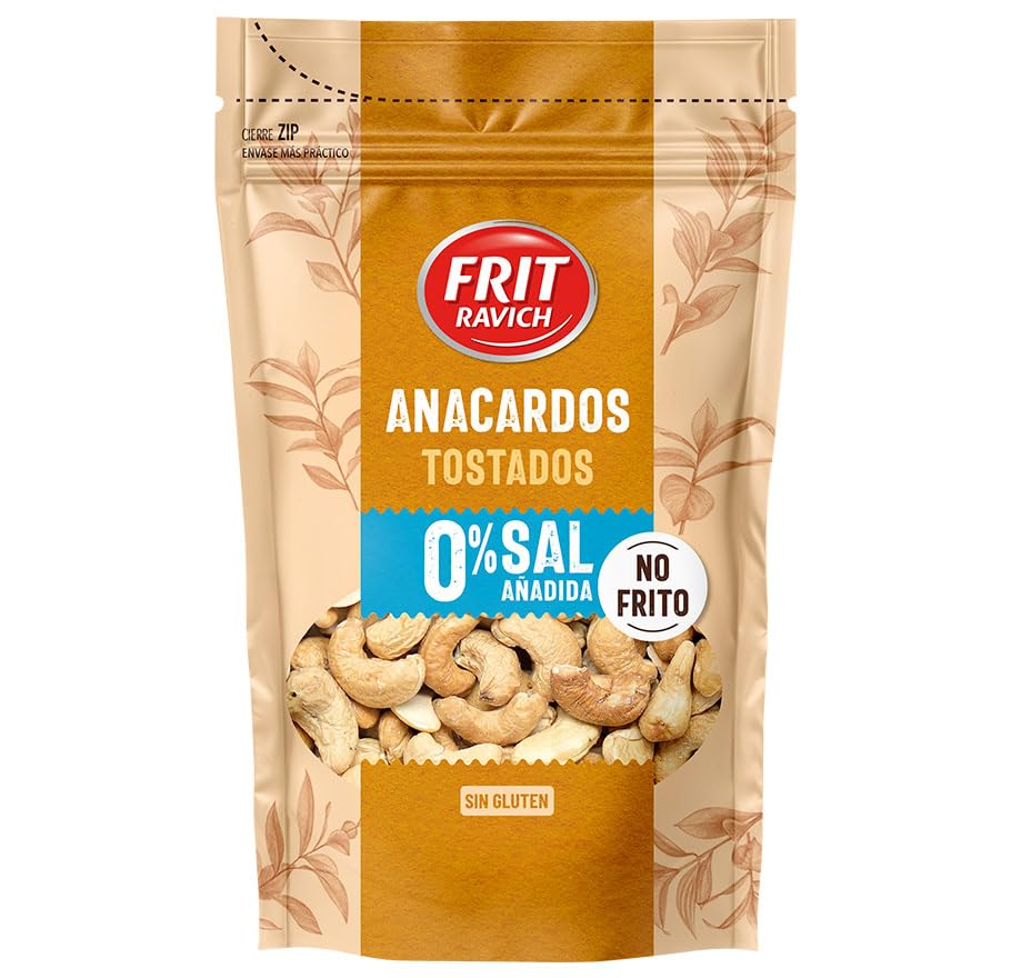 Noix de Cajou Grillées Sans Sel - Saveur Douce Torréfiée Sans Artifice - Pack de 12 x 110g