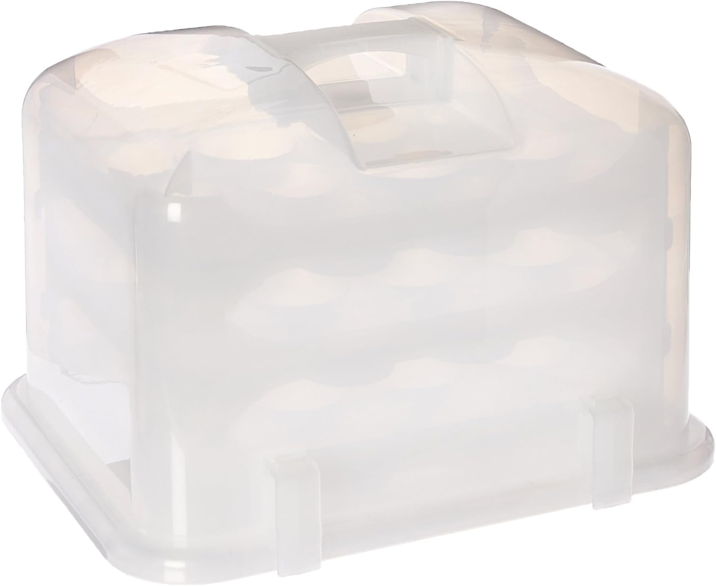Cupcake Carrier- White Translucent,