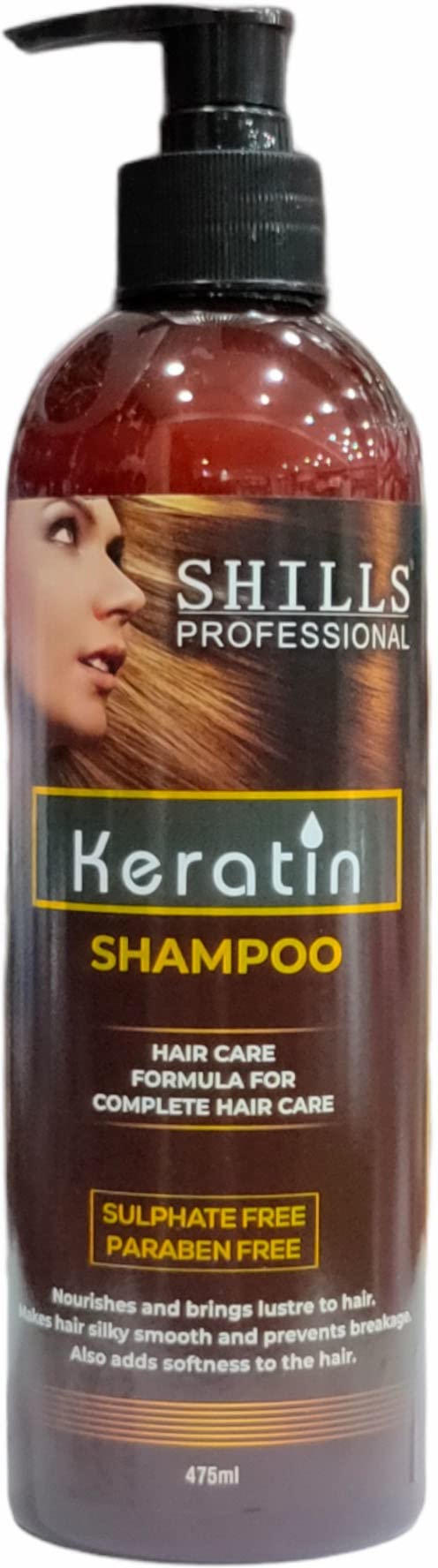 SHILLS PROFESSIONAL Sulphate And Paraben Free Keratin Shampoo 475 Ml
