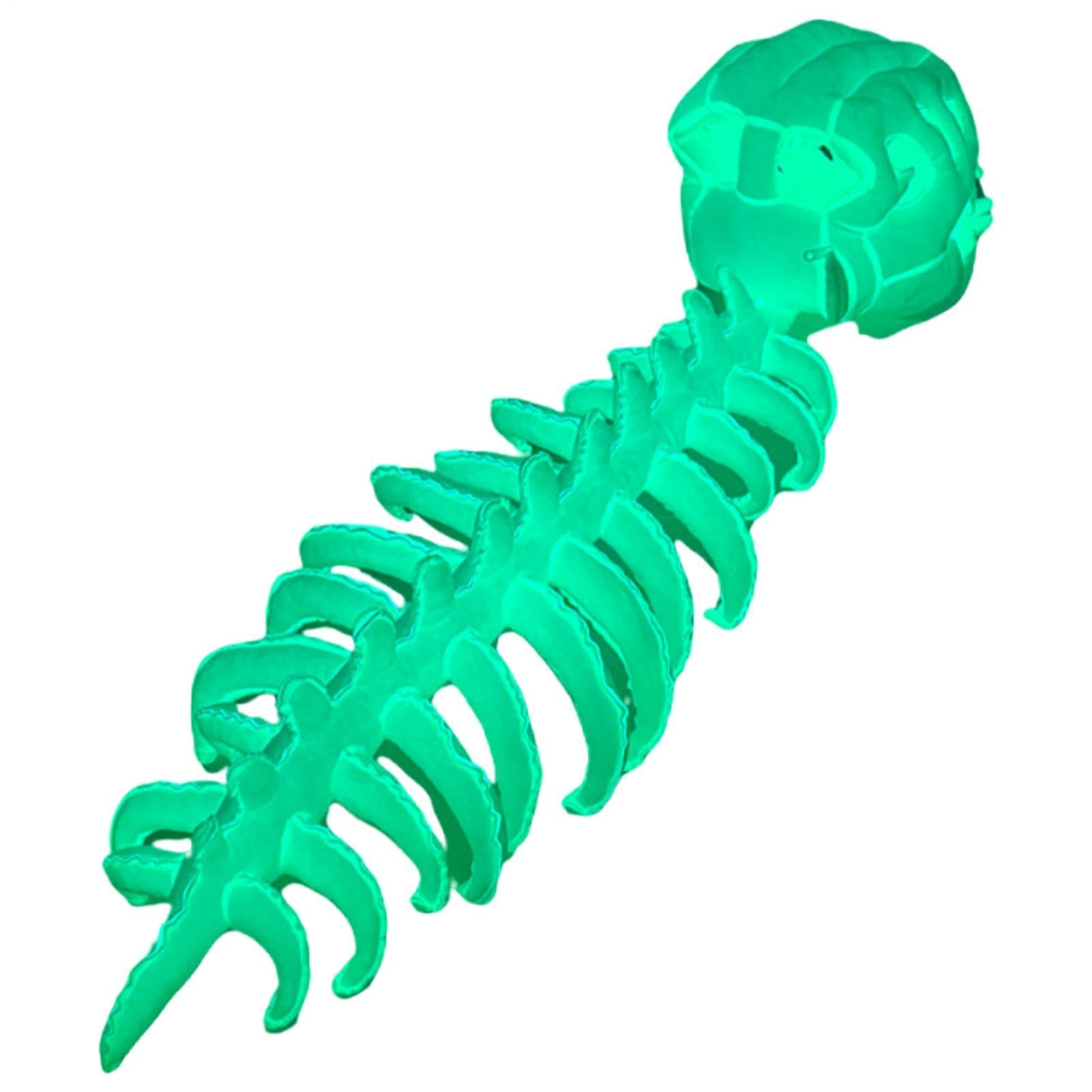 Costume Scheletro Dinosauro Fluorescente Vestiti Travestimento | Costumi Per Giochi Di Ruolo E Feste per Spettacoli Teatrali Fiere del Fumetto Feste Halloween e Recite Scolastiche