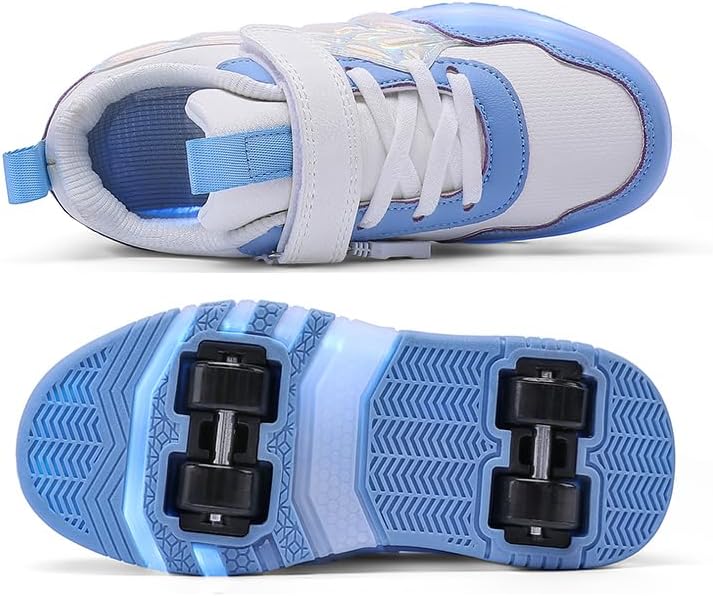 Miniatura 4 de Nsasy - Tenis con ruedas para niños que se convierten en tenis deportivos, con led para, Navidad, cumpleaños, espectáculo, regalo