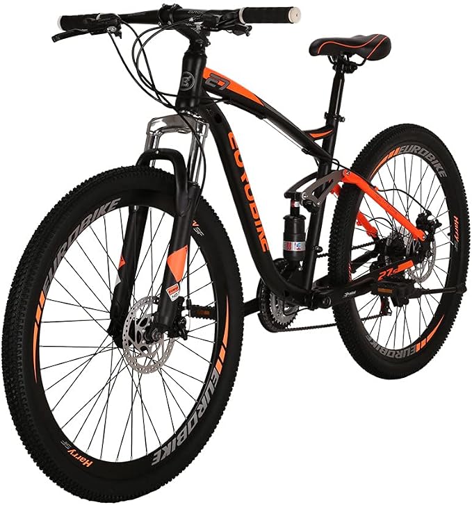 Mountain Suspension Mechanical Bicycles Blackorange