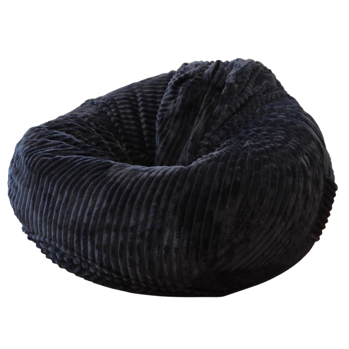 lygooh No filler Fluffy Bean Bag Cover Large Stuffed Storage Covers 2.8 ft