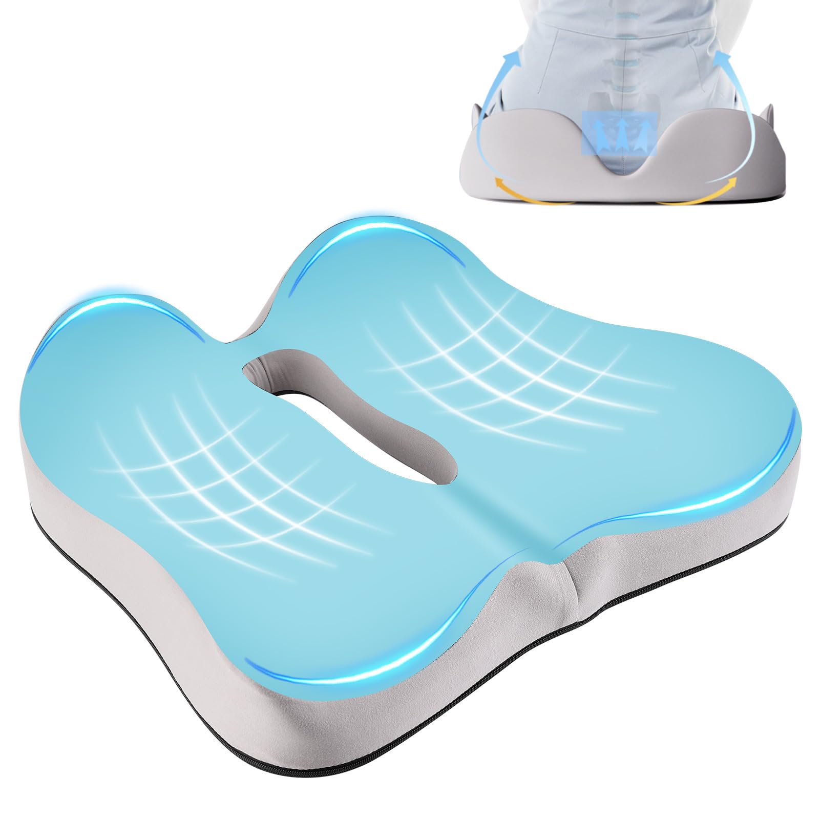 Coussin de chaise gamer confort assise et hanche pour longues sessions