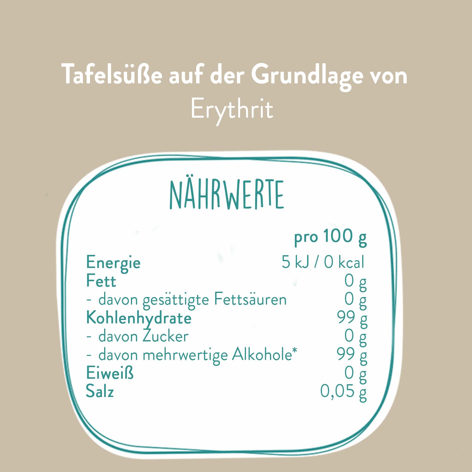 8x borchers Erythrit Bronze | Karamellisierbar | Zuckerfrei und kalorienarm | 8x 275g