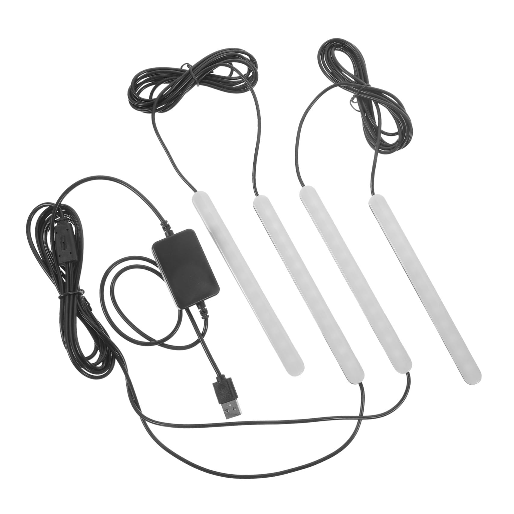 Hemobllo Car LED Strip Lights Line Design USB Ambient Lighting Kit for Interior Car RGB Sound Control Under Dash LED Lights for Men LED Dynamic Atmosphere Light