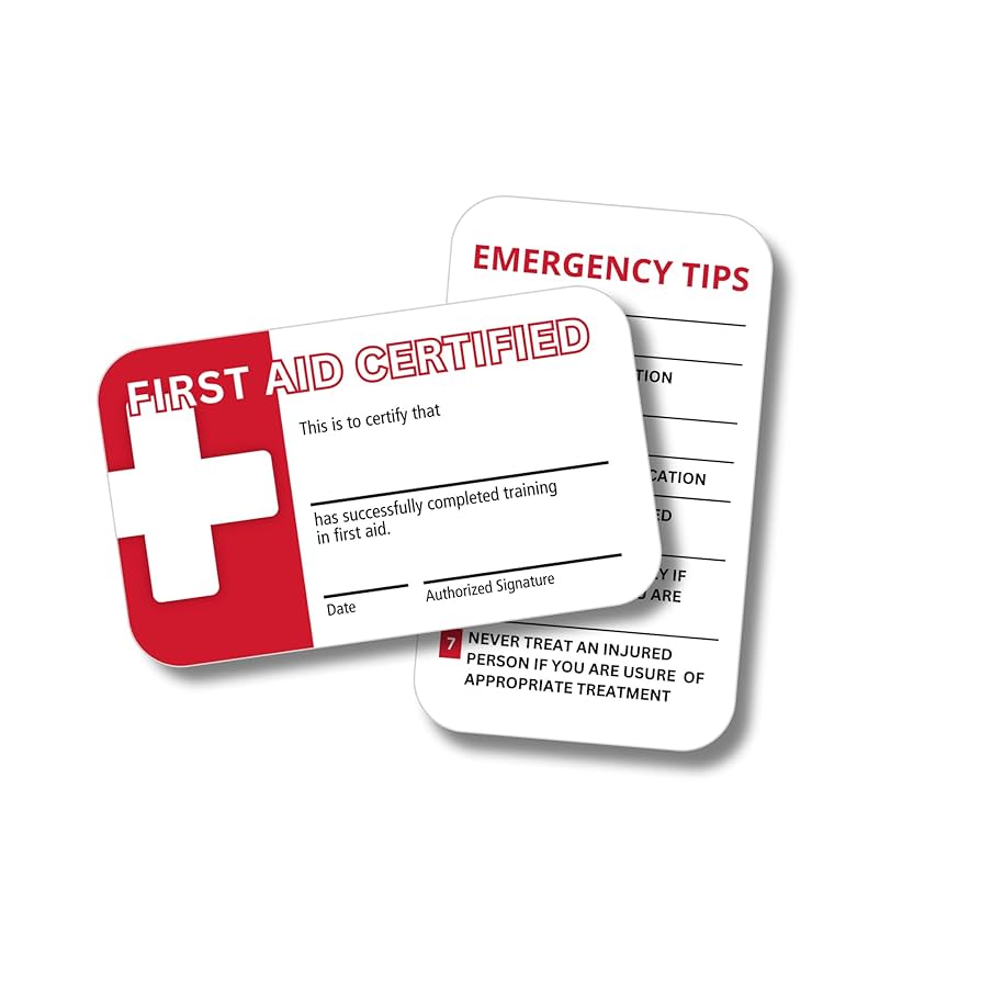 Amazon.com : First Aid Certified Certification Plastic Business Wallet Card | 5pk 2x3.5” CPR Instructions Tips Pocket Guide AED Emergency Contacts Class Instructor : Office Products amazon-com-first-aid-certified-certification-plastic-business-wallet-card-5pk-2x3-5-cpr-instructions-tips-pocket-guide-aed-emergency-contacts-class-instructor-office-products