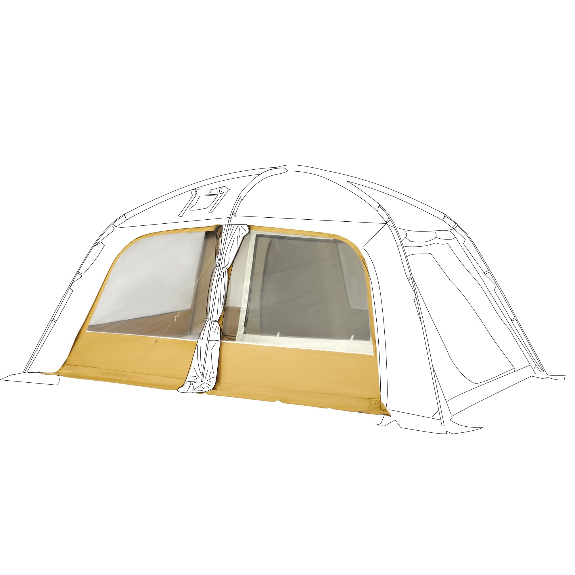 Naturehike Dune Accessory for Dune 4Person, TPU Door and Shelter