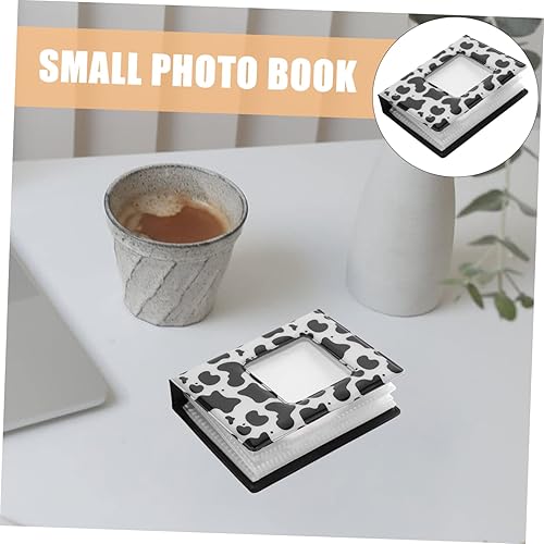 Miniatura 8 de Tofficu 4 tarjetas de notas, tarjetas de vaca, organizador de álbumes, impresión de fotos, soporte de película de identificación, mini carpeta de