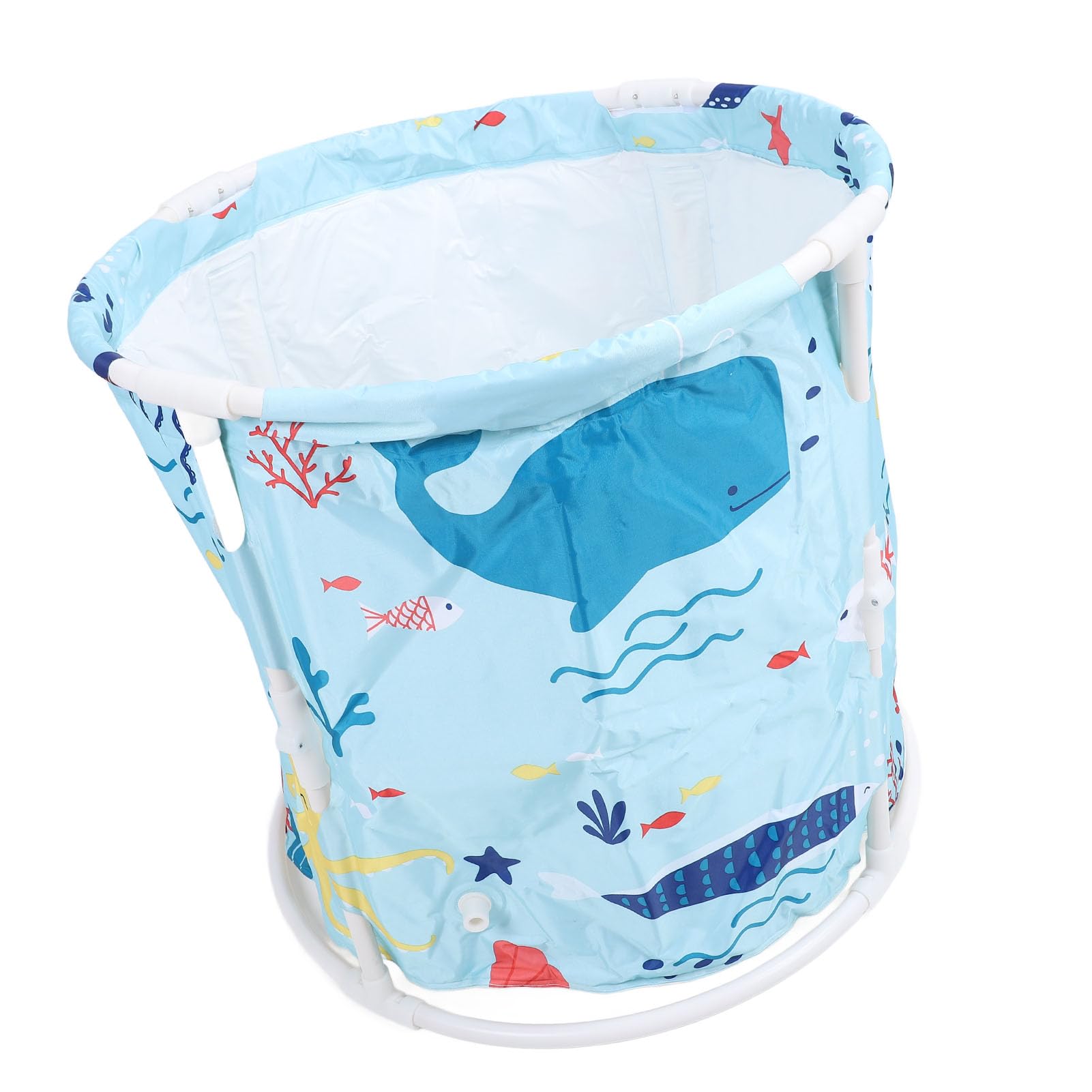 Wielofunkcyjna Składana Wanna, materiał PVC, Przenośne Spa do Kąpieli dla Dorosłych i Dzieci, Idealne do Kąpieli i Mycia (BLUE)