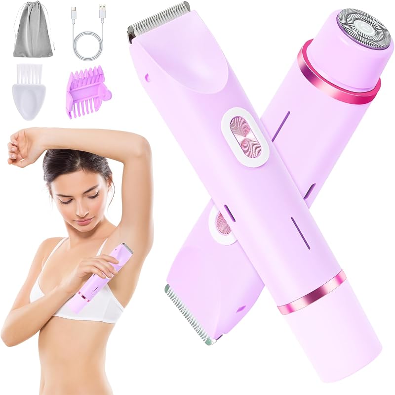 Aparador elétrico 2 em 1 bbetyuss com duas cabeças, lâminas cerâmicas, IPX7, USB-C, modelo ZY-0001