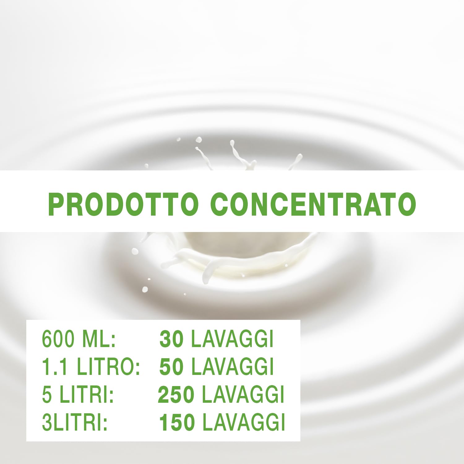 EKO Ammorbidente Lavatrice Ecologico IPOALLERGENICO senza profumo 5L - 250 lavaggi