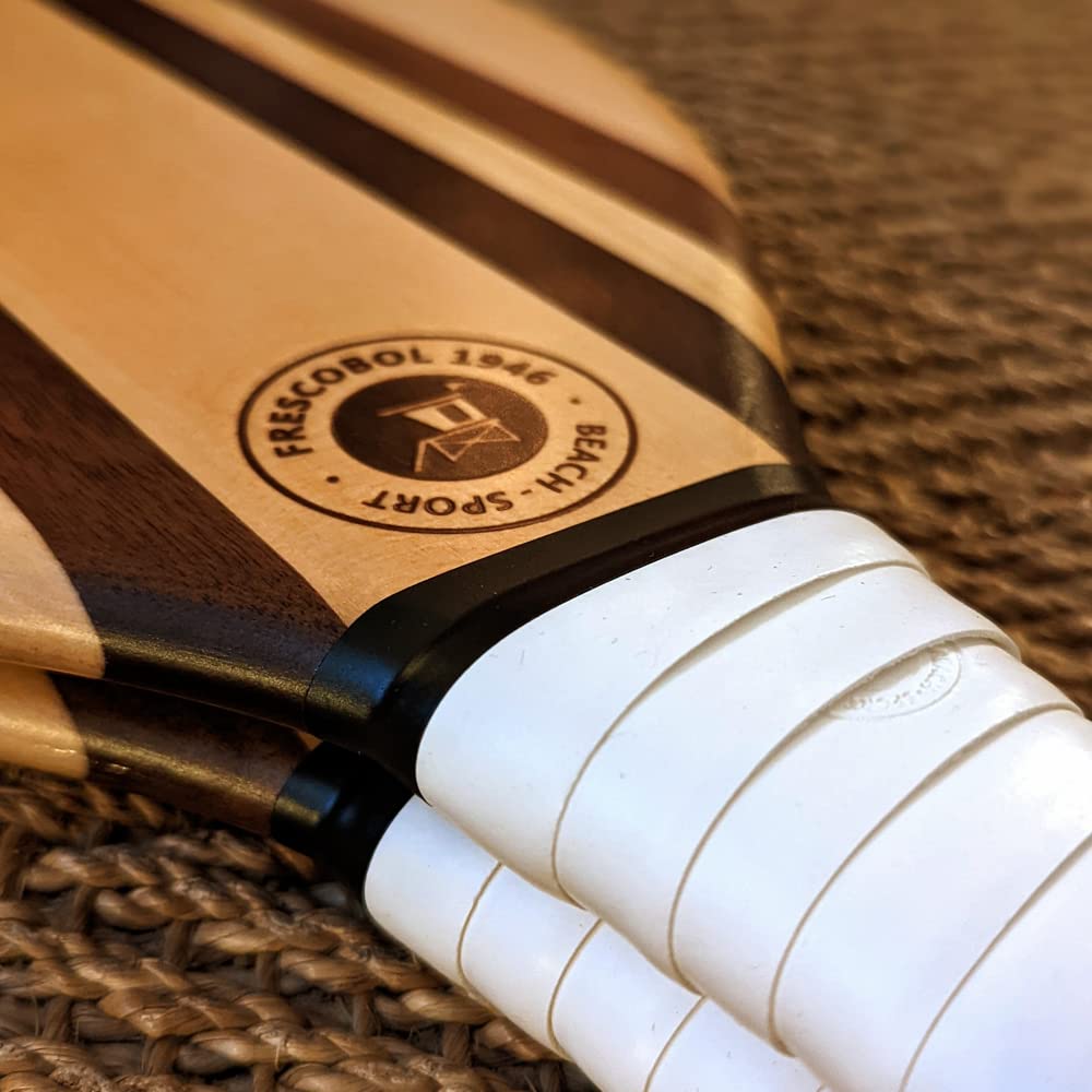 Racchetta da spiaggia White Nafaru | Set Frescobol Premium Qualità | Beach Tennis