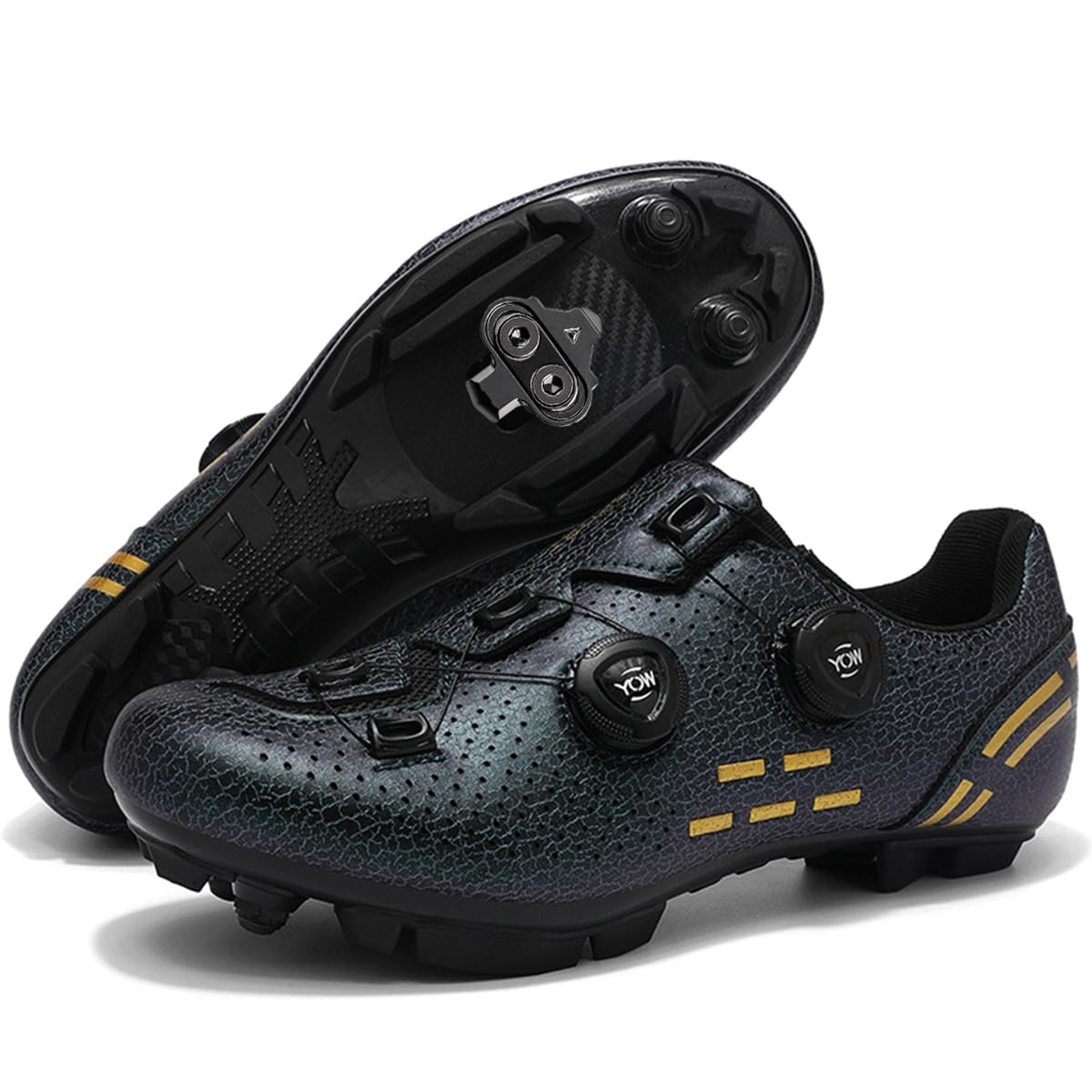 Zapatos Bicicleta de Montaña Hombre Mujer Zapatilla de Ciclismo