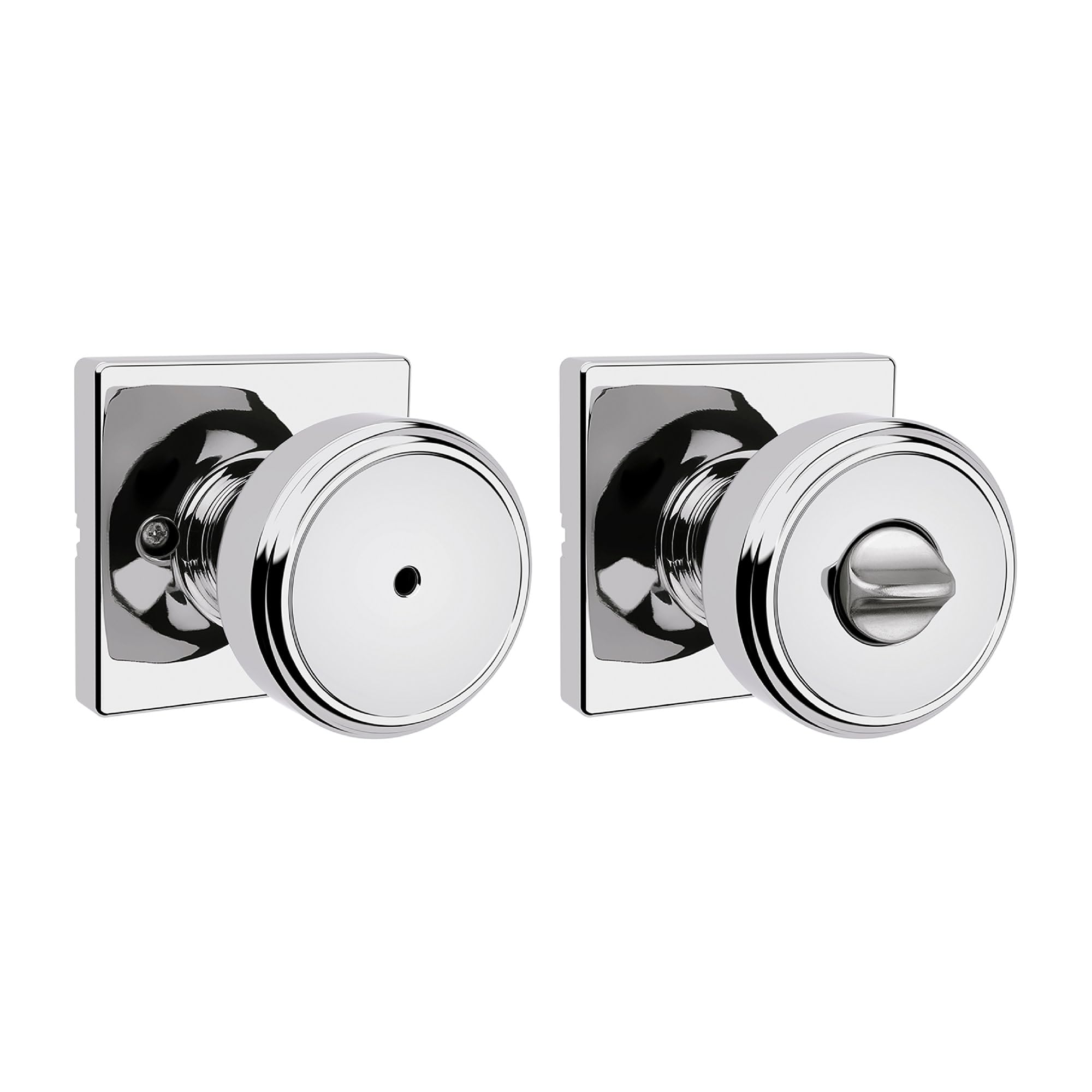 Kwikset Maven Privacy Door Knob - Chrome -8