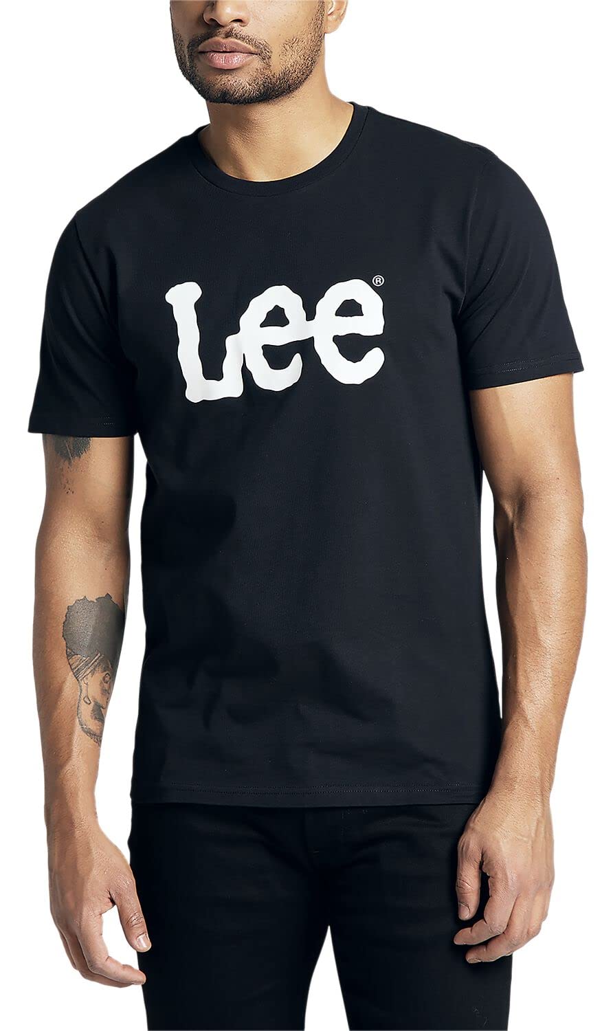 LeeMen's Wobbly Logo Tee T-Shirt (Pack of 1)