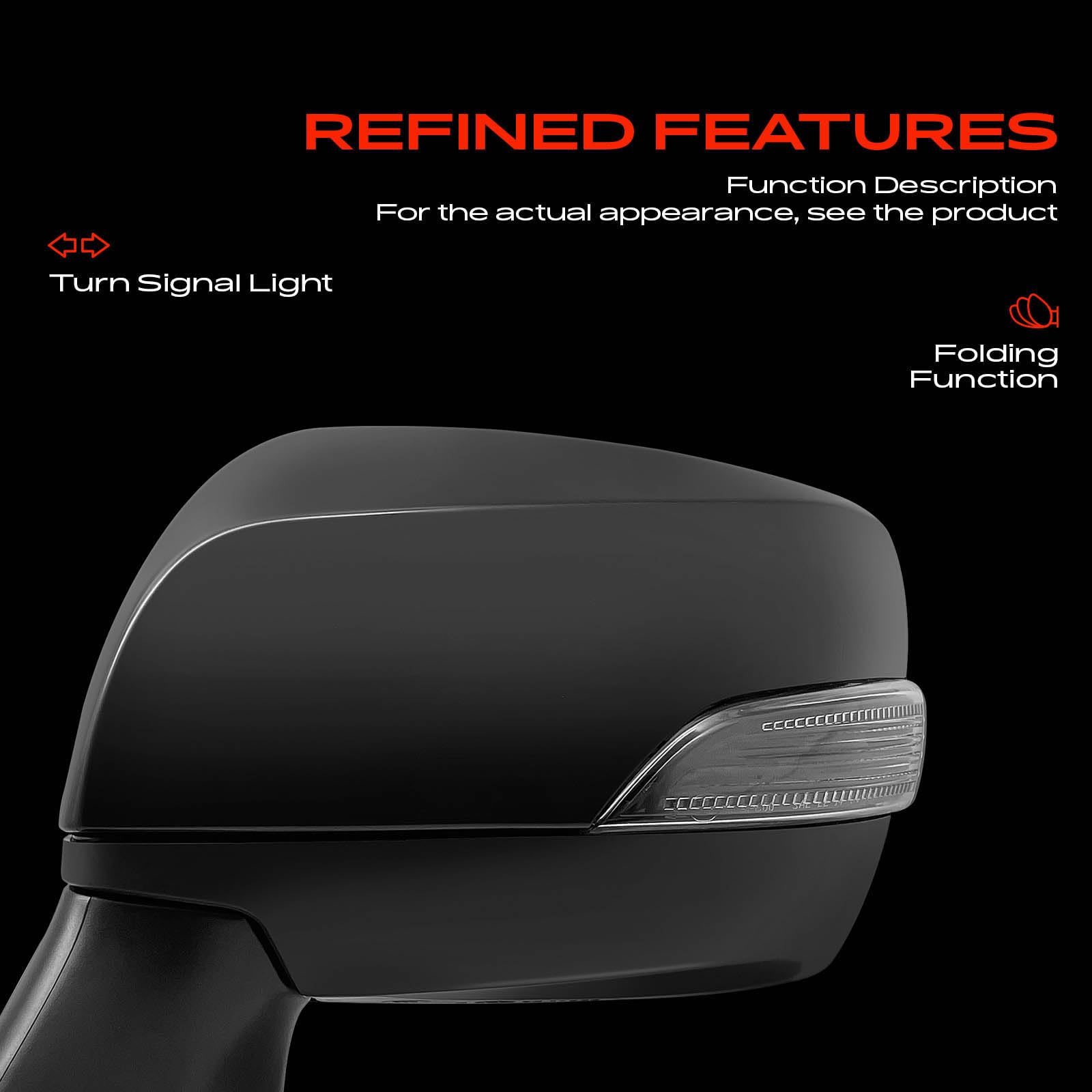 Amazon.com: A-Premium Driver Side Power Door Mirror Compatible