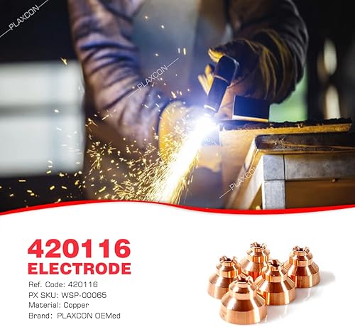 Miniatura 3 de Plasma 420118 - Linterna de corte 30XP Electrode 420120 Punta 420118 Boquilla Drag Shield 420116 Piezas de repuesto PK11