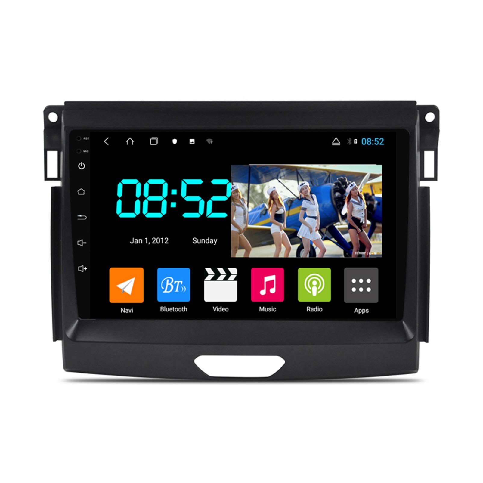 Navegación del coche 2 DIN para Ford Ranger 2016-2019 con Radio FM y WiFi