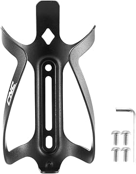 CNC Bike Water Bottle Holder,2-Pack Bike Bottle Cage for MTB Road Bike,Black