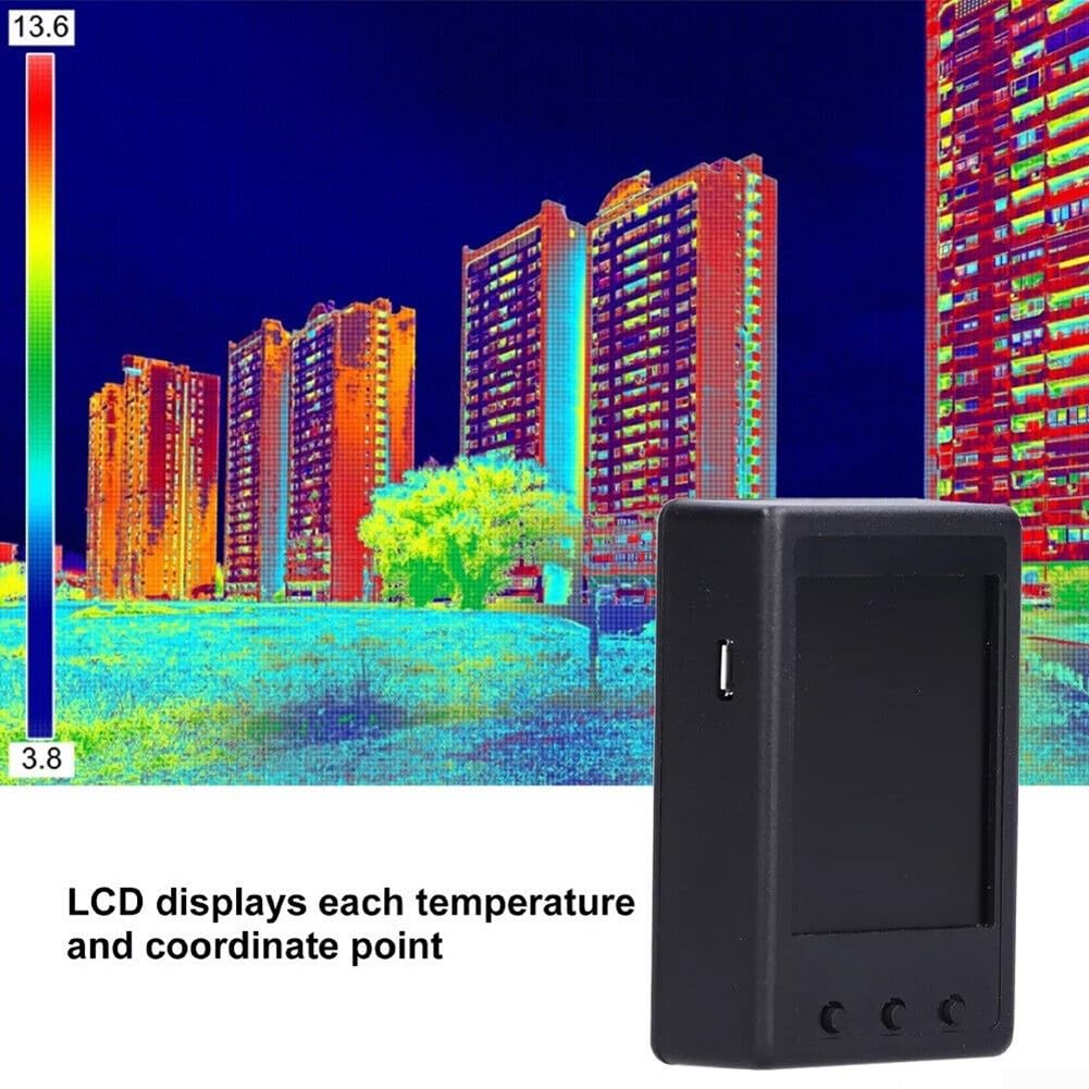Cámara de imágenes térmicas de mano 2.4 pulgadas LCD termómetro infrarrojo detector de temperatura -40 a con salida de datos USB Función de captura de pantalla para PCB automotriz