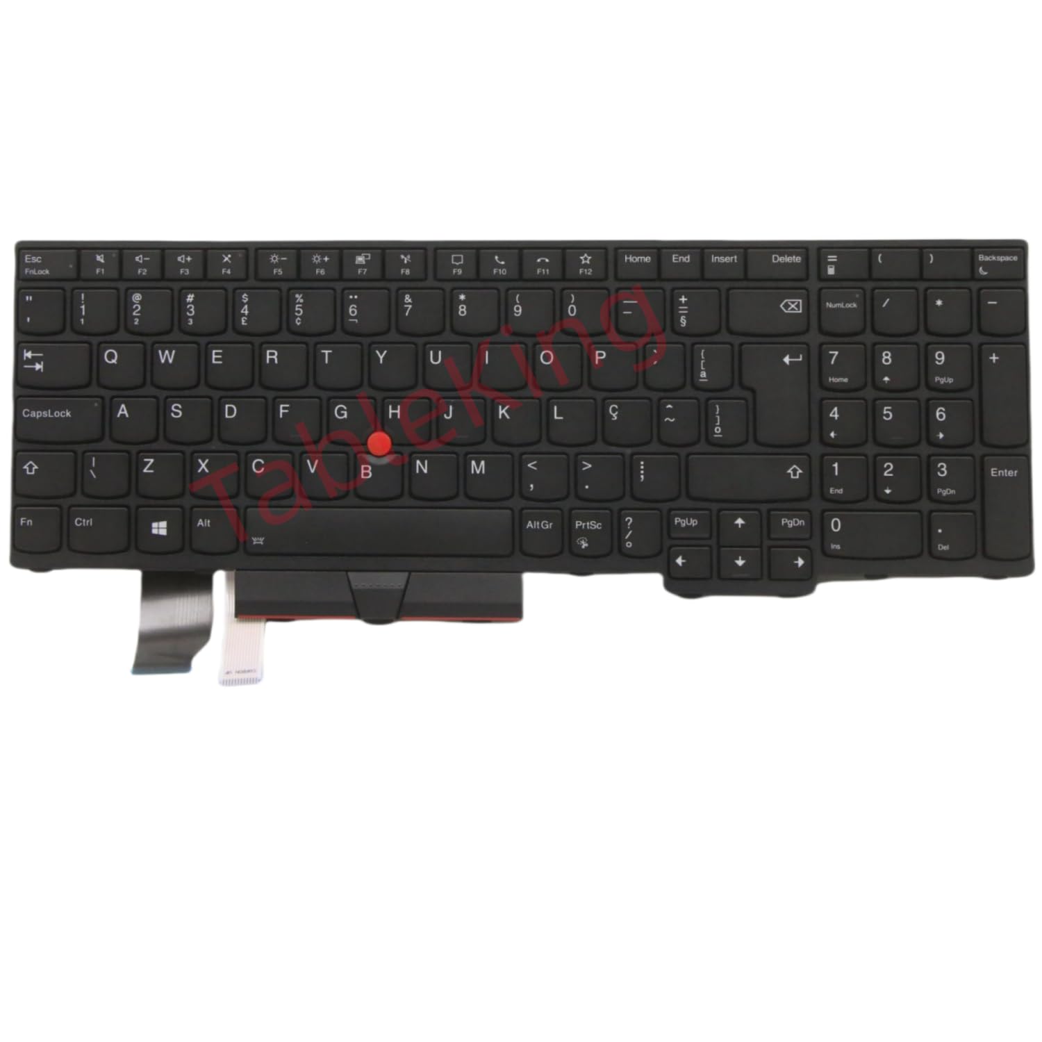 Clavier de rechange Lenovo Thinkpad L15 Gen1 Gen2 rétroéclairé pièce ordinateur portable - 6