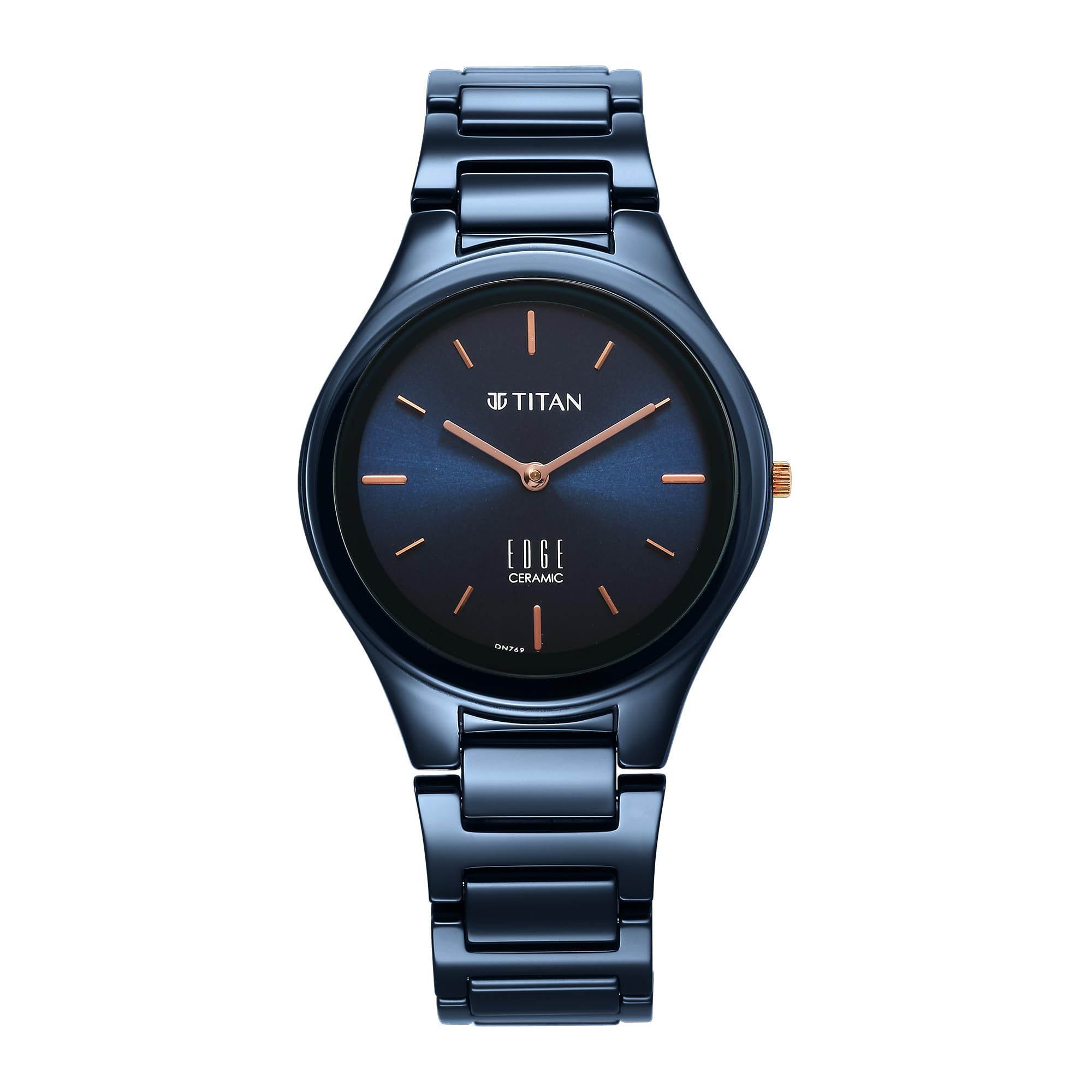 Titan Edge Ceramic Blue Dial Analog Ceramic Strap Watch for Women-NS2653QC03 (B0C9MYZDF4) Amazon Price History, Amazon Price Tracker