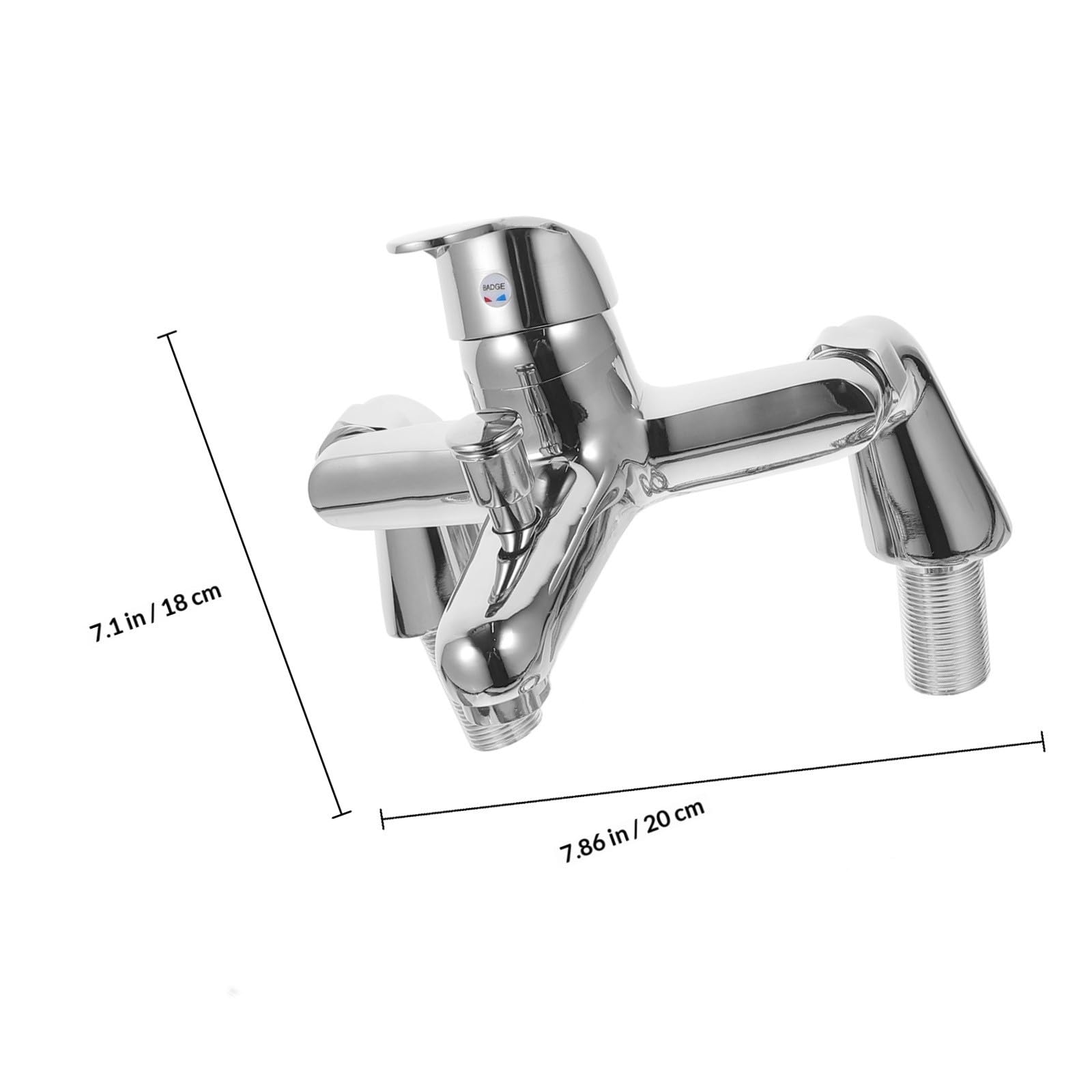 Alipis Conjunto de Grifo para Bañera y Ducha con Cabezal de Ducha de Mano, Manguera Flexible y Accesorios de Acero Inoxidable para Instalación y Duradera Color Aleatorio
