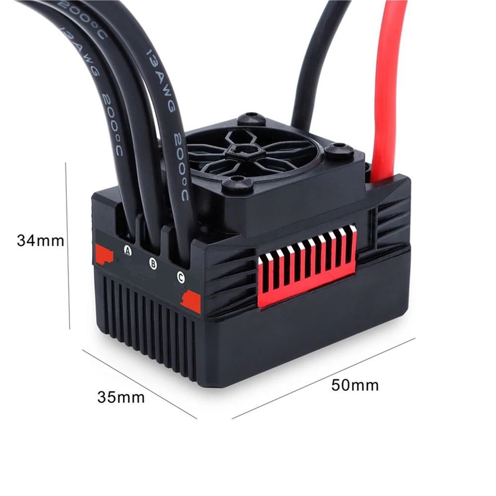 Per Rocket V2 1:10 Impermeabile Supersonico 90A Brushless ESC Controller Sensored Con 7.4V/8.4V 6A BEC 3650 Motore RC Parti Di Automobili Veicolo ESC RC