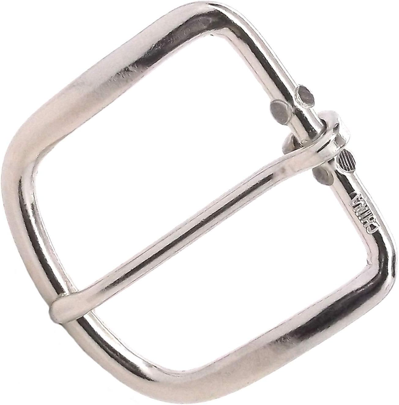 Tandy Leather 1-1/2" Nickel Plated Econo Heel Bar Buckle 1576-22