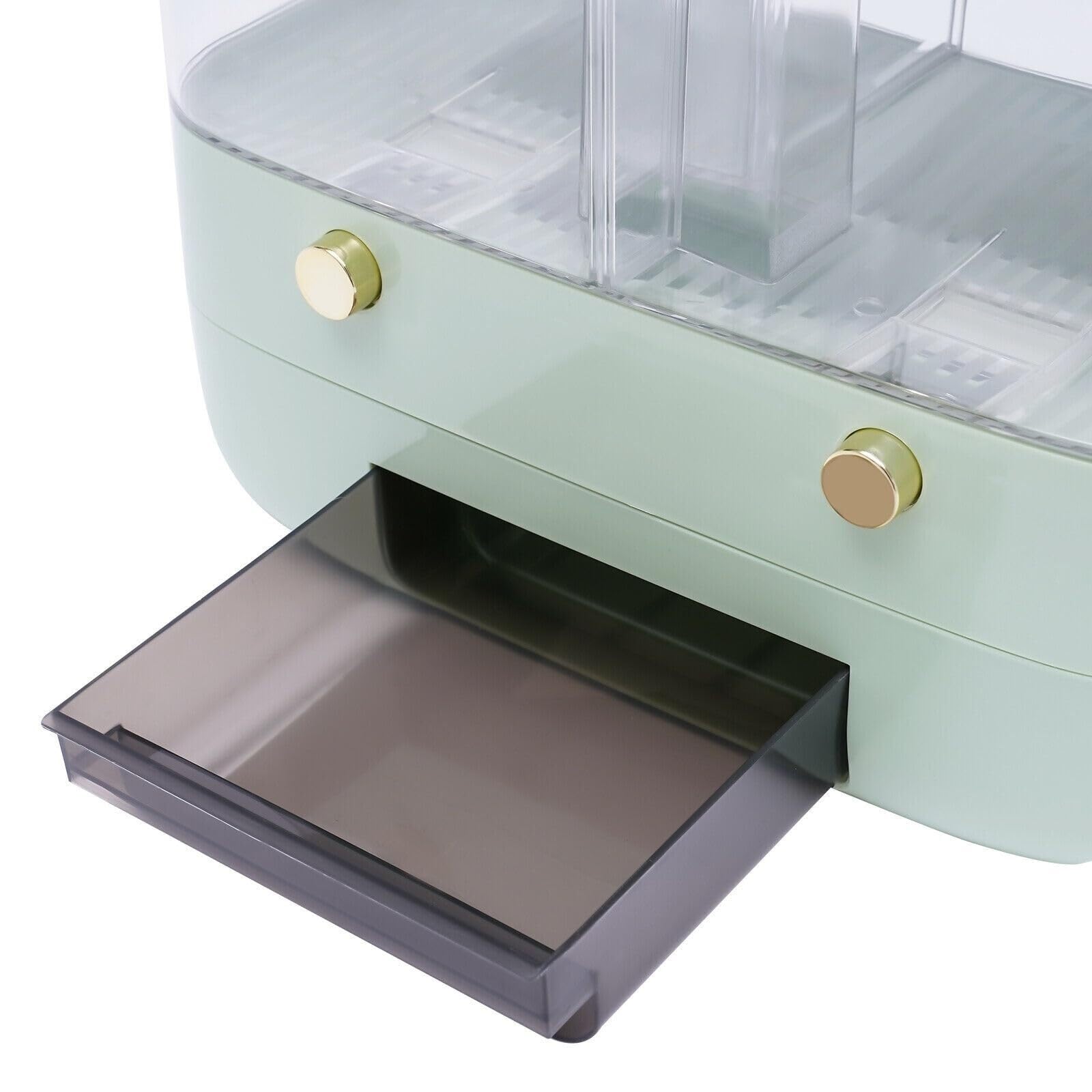Contenedores para Cereales, dispensador Doble de Granos, contenedor Transparente para arroz con Compartimentos Individuales para almacenar arroz, judías Verdes y Rojas. Contenedor para almacenar judí