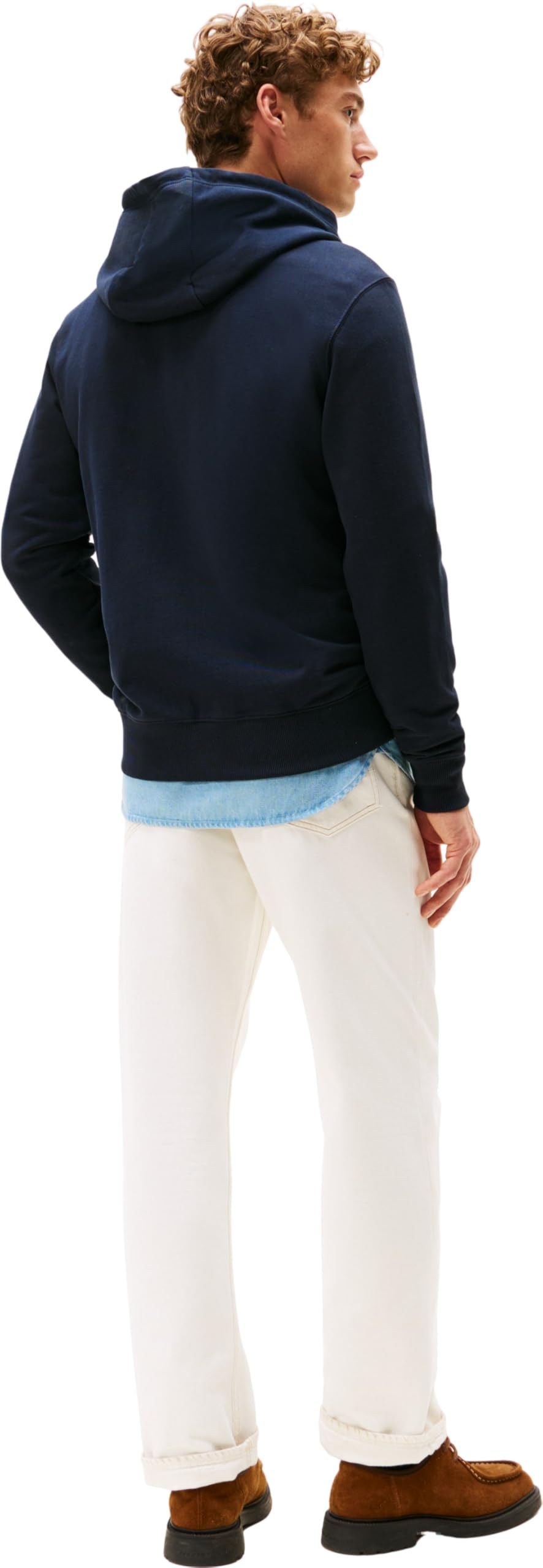 Tommy Hilfiger TH Colour Flag Zip Through Mw0mw40043 Felpa con Cappuccio e Zip Unisex - Adulto (Pacco da 1)