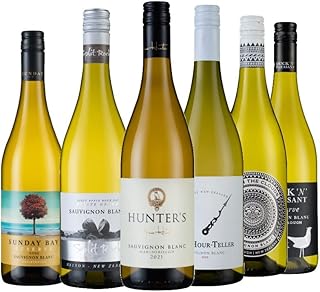 Laithwaites Wines - New Zealand Sauvignon Blanc Mix - Case of 6 bottles (75cl) - Hunter's Sunday Bay Reserve and many more customer favourites.
