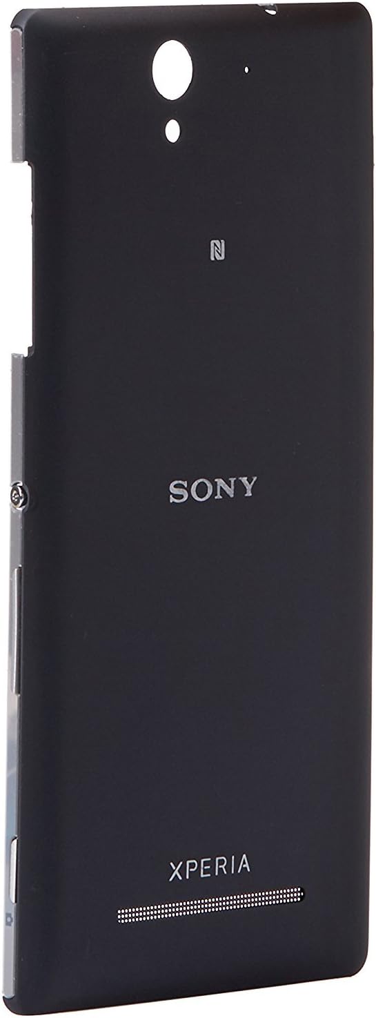 Original Housing Cover Battery Back Panel Sony Xperia C3 & C3 Dual D2533 D2502 (Black)
