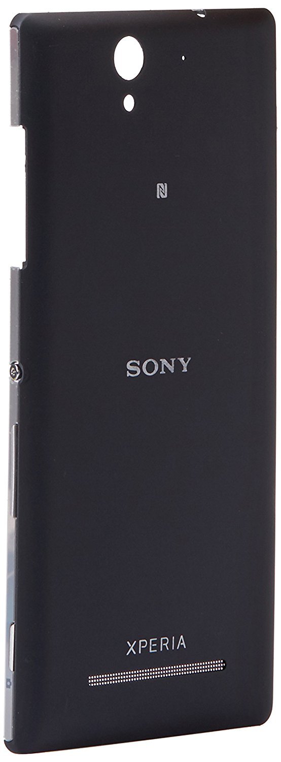 Original Housing Cover Battery Back Panel Sony Xperia C3 & C3 Dual D2533 D2502 (Black)