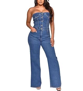 【XEXYMIX GOLF】 Denim-like Comfort Jumpsuit (WOMAN) Denim-Like Comfort Jumpsuit – XEXYMIX.EN