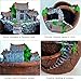cnomg Pot Creative Plants DIY Container Pot Mini Fairy Garden Flower Plants and Sweet House for Decoration, Holiday Decoration, Indoor Decoration and Gift (Brown)