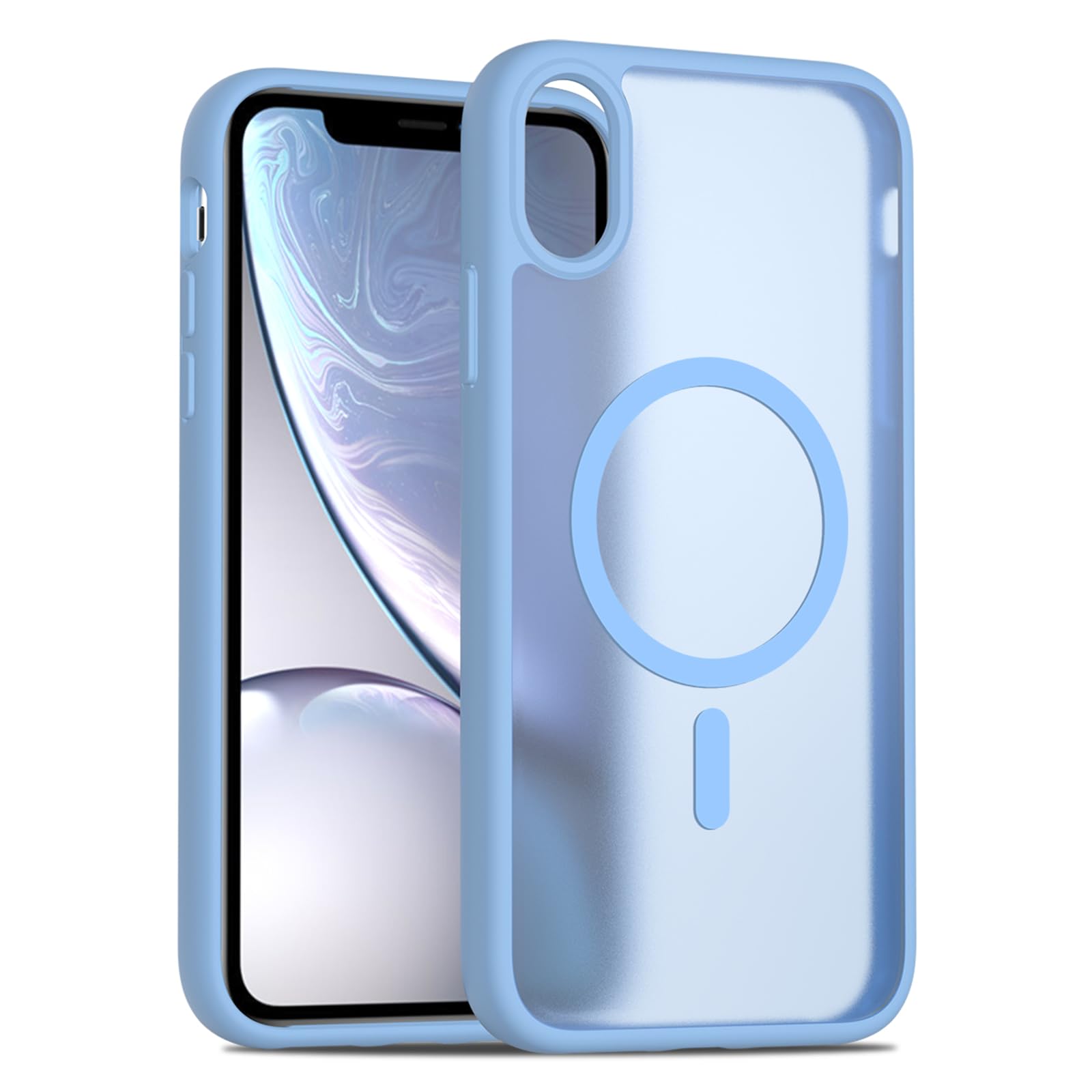 Amazon.co.jp: iPhone xr ケース MagSafe対応 耐衝撃 半透明