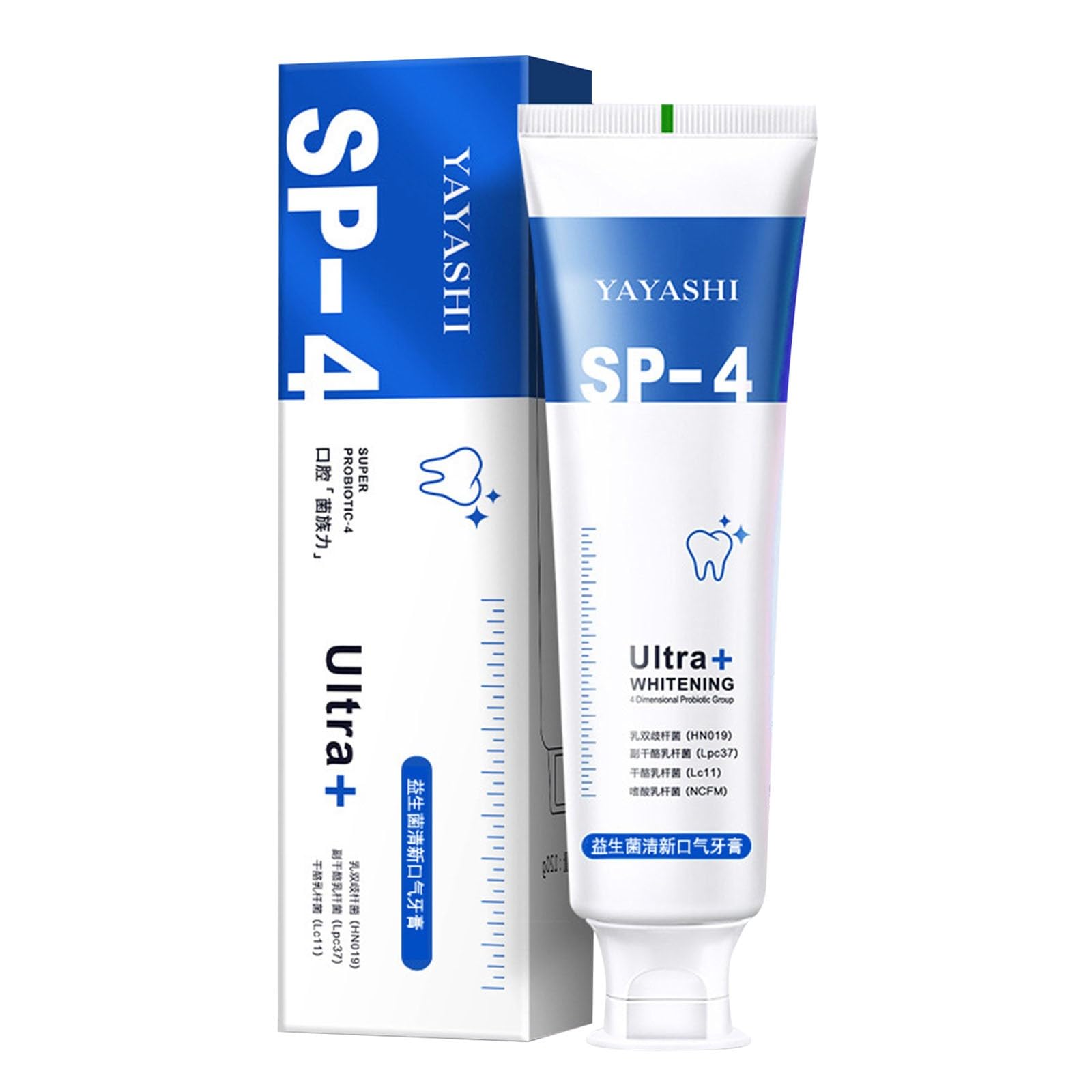 1 PCS Sp 4 Toothpaste Sp 4 Probiotic Toothpaste SP 4 Brightening Toothpaste Fresh Breath Toothpaste Natural Tooth Whitener for All Oral Concerns Brighter Thai Toothpaste (B, One Size)