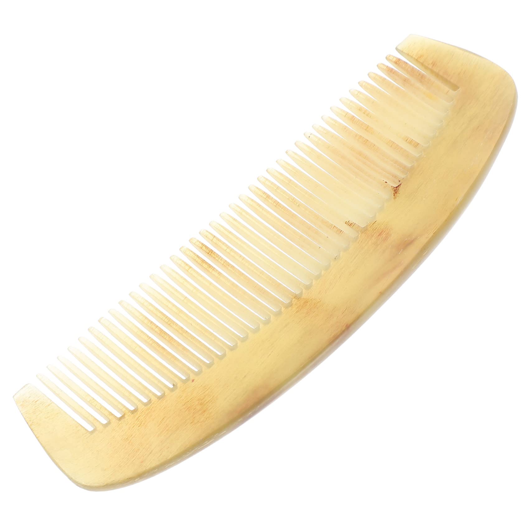 Peigne Antistatique en Corne, Portable, Démêlant pour Femme