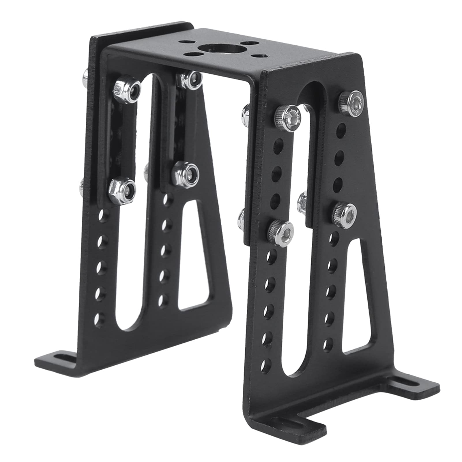 Oumefar RC Motor Support Aluminium Alloy Motor Support Adjustable Universal Motor Bracket for Airplane Aircraft RC Aircraft Accessory (Small Model)