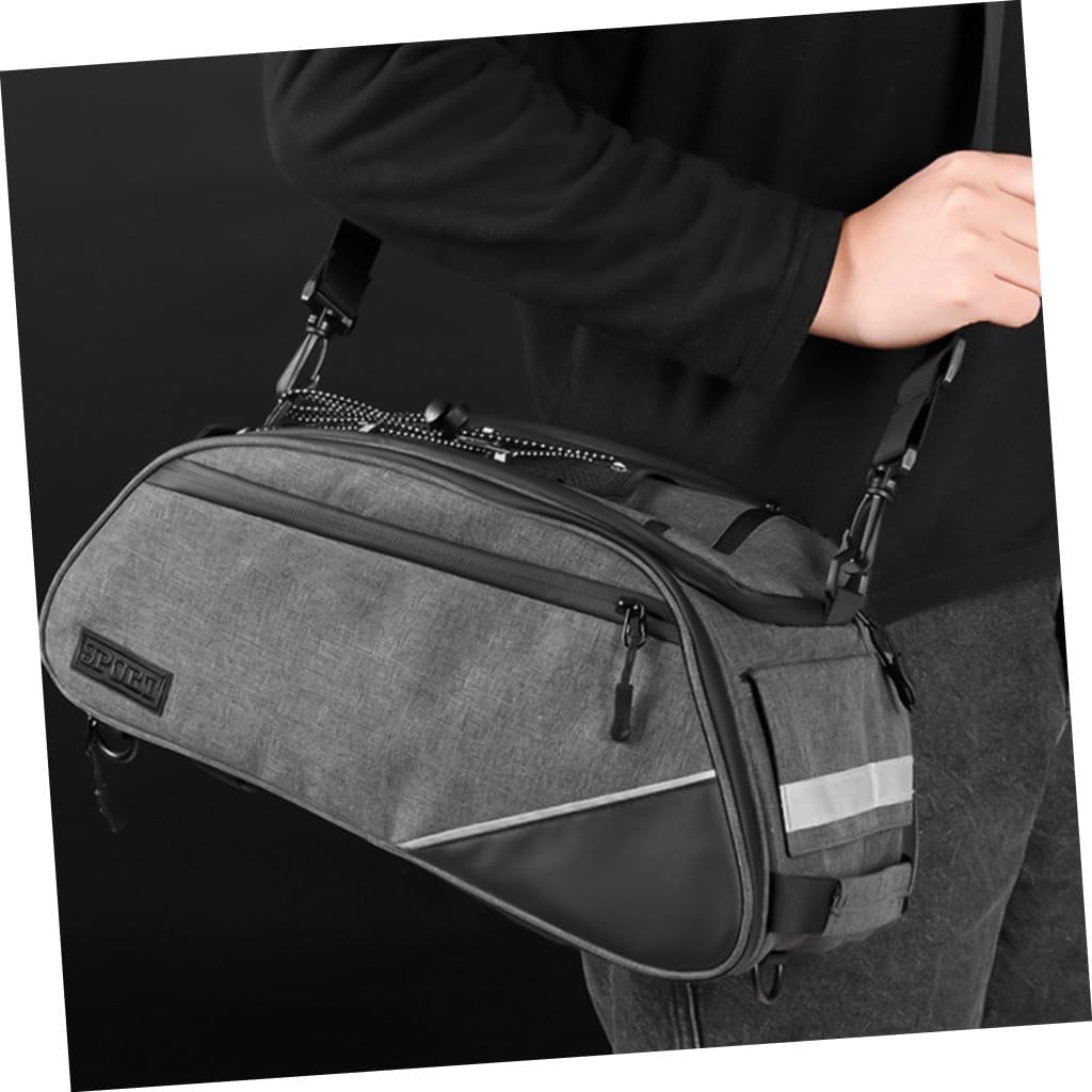 Bike Rear Rack Bag Waterproof Storage Bag for Mountain Biking Large Capacity Insulation for Cycling Adventures