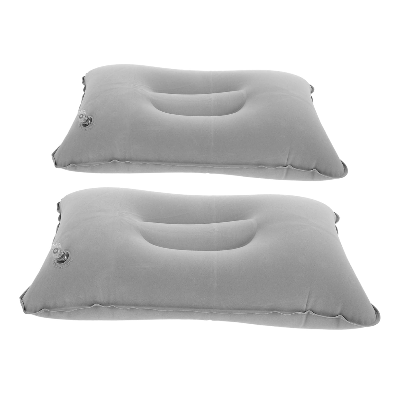 SUPVOX 2pcs Inflatable Pillow Memory Foam Travel Pillow Packable Camping for Hiking Beach Lounger