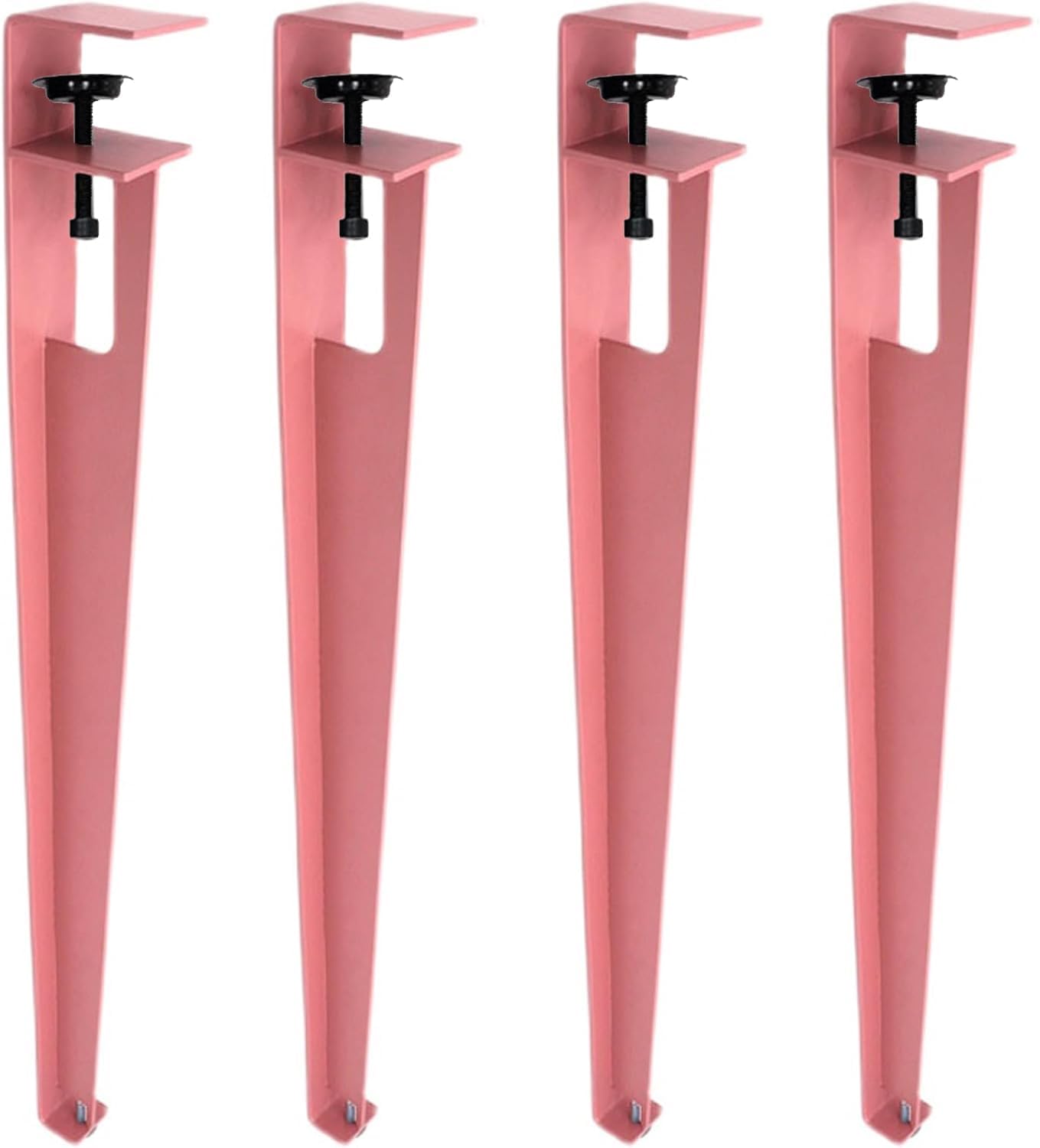 Pattes de meubles en F anti-rayures: fixez votre table sans percer
