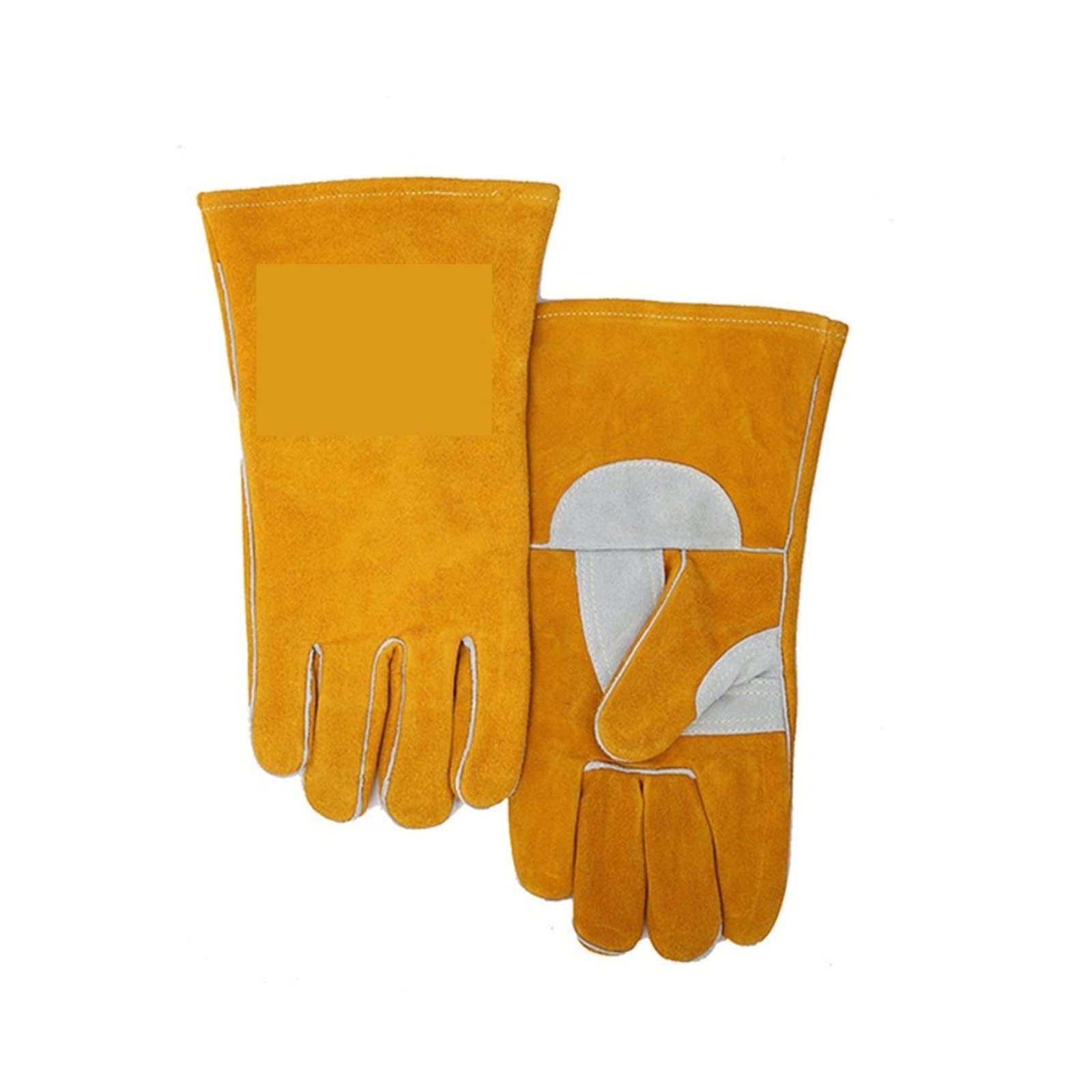 Équipement de Soudage Gants de soudage de protection de la palmier bleu(L)