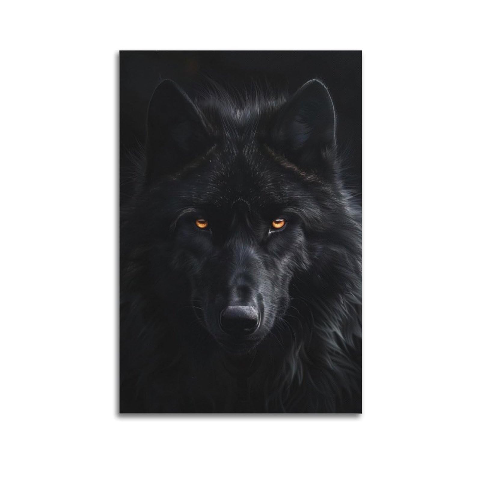 WZKTCL Animal Artwork Poster Ferocious Wolves Poster Decorative Painting Canvas Wall Posters And Art Picture Print Modern Family Bedroom Decor Posters 12x18inch(30x45cm)