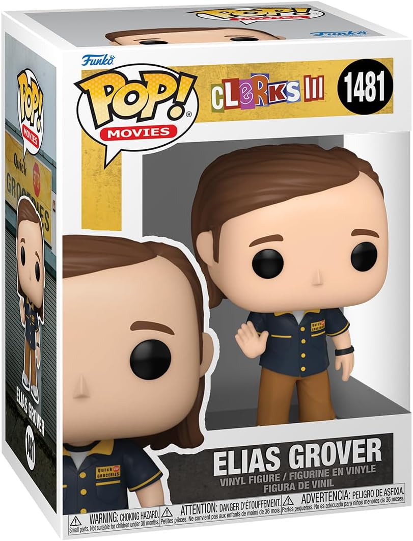 Funko Pop! Movies: Clerks III - Elias Grover #1481 Vinyl Figure Funko Pop! Movies: Clerks III - Elias Grover #1481 Vinyl Figure