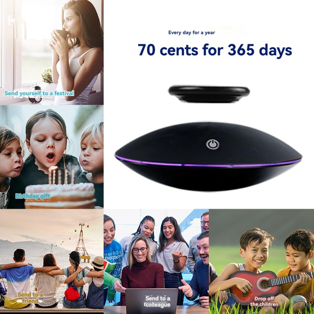 Supporto Display A Levitazione Magnetica A Rotazione 360°, capacità 300g, Appassionati di Tecnologia - Spina EU